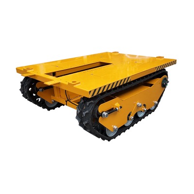 Tracked chassis vehicle