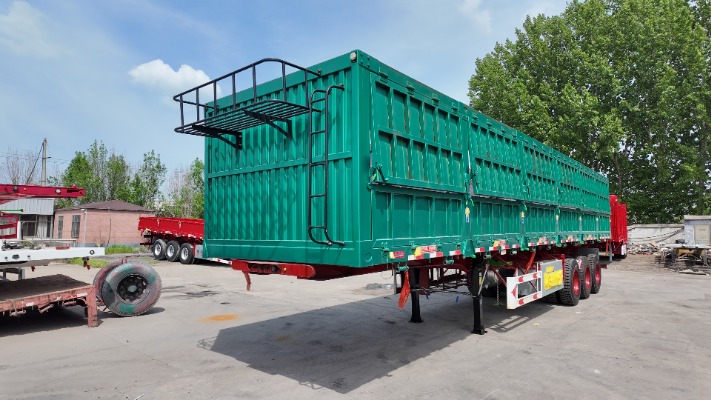 Dump semi-trailer
