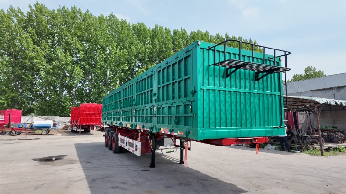 Dump semi-trailer