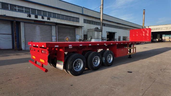 Container Flatbed Semi Trailer
