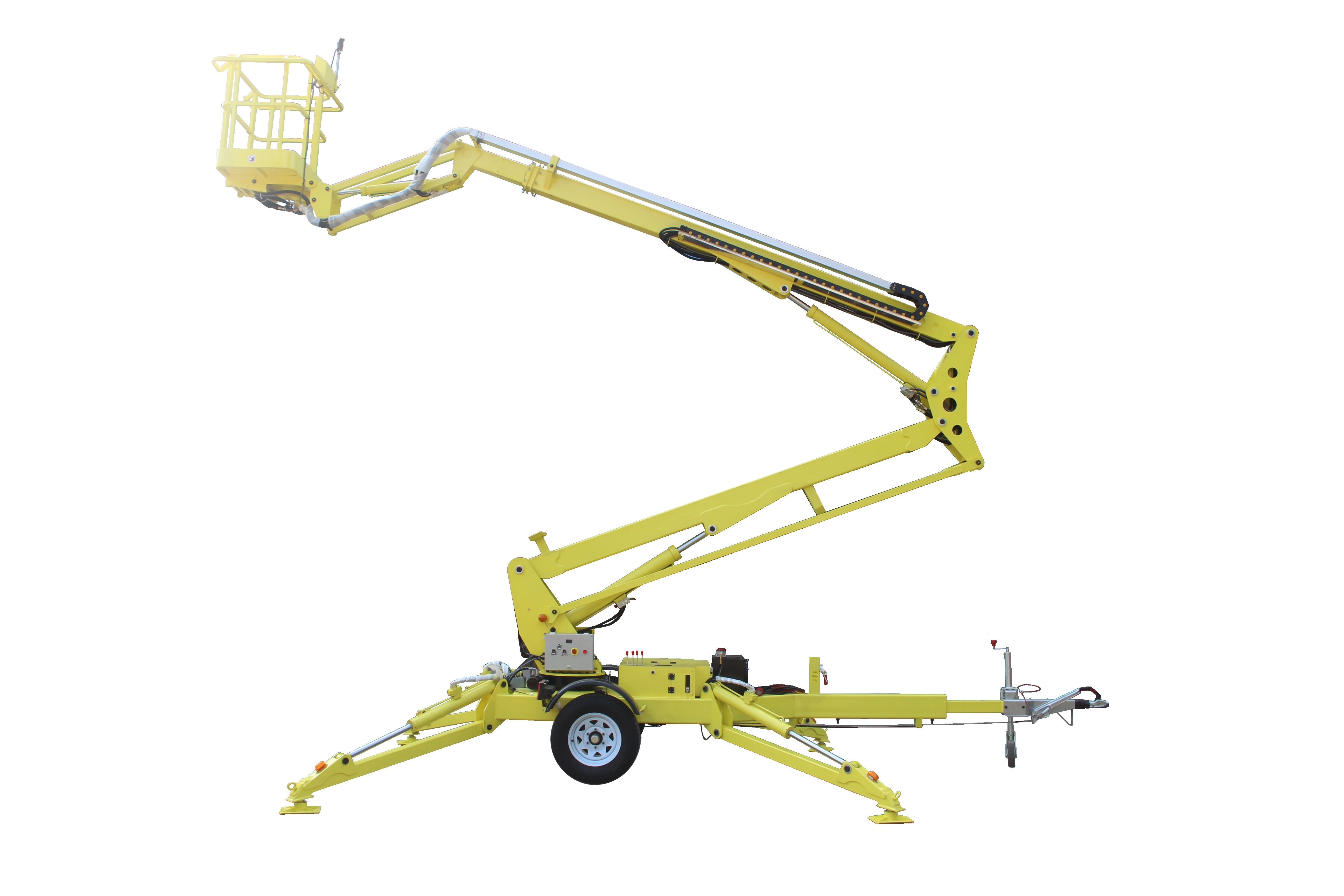Trailer Mounted Articulated Boom Lift