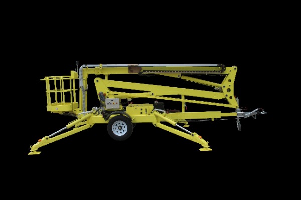 Trailer Mounted Articulated Boom Lift